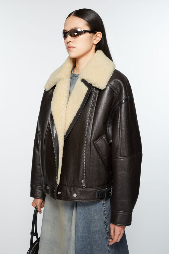 (image for) Amazing Leather shearling jacket